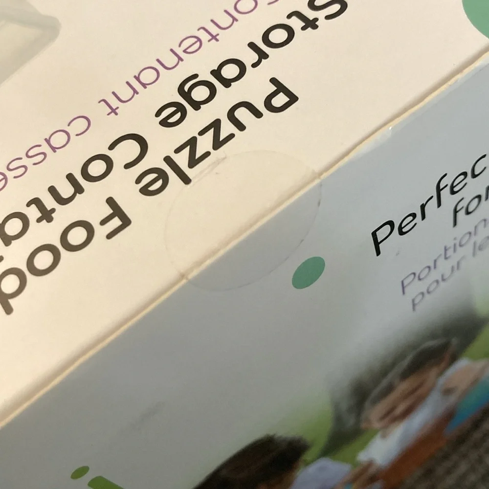 Melii puzzle food storage containers NEW for on-the-go snacks or meals
